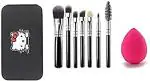KA CAYLA Blend & Beautify: 5in1 Makeup Brushes with Blending Sponges Combo Set (2 Items in the set)