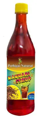 Pothigai Natural Nannari Syurp / Nannari Sharbat Syrup / Pure and Natural coolant / - 750ml