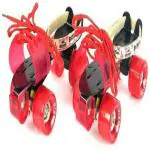 Smartcraft Adjustable Roller Skate with Screw Tightening Gun Roller Skate- Size 7UK