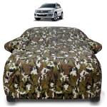 Mockhe Taigun Car Cover with Mirror Pocket and Soft Cotton Lining,Waterproof Taigun Car Body Cover, Army Print