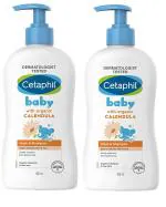 Cetaphil Baby Wash & Shampoo with Organic Calendula 400 ml(Pack of 2)