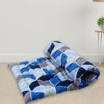 Pillowking Blue Diamond Foldable Soft Cotton Filled Mattress 3 inch Single Cotton Mattress (L x W: 72 inch x 36 inch)