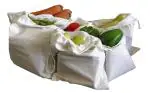 Arka Home Products Off White Cotton Washable Vegetable Storage Bags (Set Of 6)