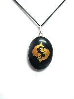 Astroghar Black Tourmaline Crystal Black Pendant For Men And Women