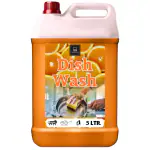 BLISS & BLUSH Dishwash Liquid 5 Liter Orange | Dishwash Gel Infused With The Power Of Orange | Leaves No Residue