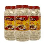 Abhit's Choice Cholesterol FREE Instant Oats 3Kg Jar | Pack OF 3