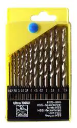 Shopper52 13Pcs Drill Bit Set, All Size Bit For Electric Manual Drilling Machine - 13PDBS