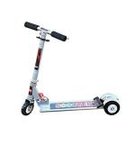 BUGGU BUNNY JSR Smart Kick Scooter, 3 Adjustable Height, Front Wheel Light & PU Wheels red Colour for 5 Years and Above