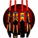 Victory Red Plastic Cricket Bat - 800 g