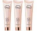 LAKME 9 to 5 CC Cream, Light Face Makeup with Natural Coverage, SPF 30 - Tinted Moisturizer to Brighten Skin, Conceal Dark Spots, 30 g. PACK OF 3