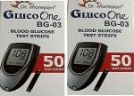 Morepen Gluco One BG - 03| Blood Glucose Test Strip - 50 Test Strips(Pack of 2)