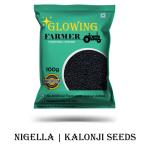 GLOWING FARMER Kalonji Seed whole | Black Cumin Seeds| Nigella Seeds 100g