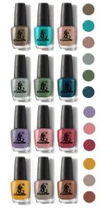 AQ Fashion New Pastel HD Shine Color 12 PC (180ml) Nail Polish Combo Set POOJA 12