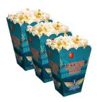 Festiko Team LSG Popcorn Boxes (Set of 10 Pcs), Ipl Theme Popcorn Boxes, Cricket Party Props, Ipl Cricket party supplies