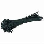 rt sense Cable Zip Ties Multi-Purpose Self-Locking Nylon (300*3.6 mm) Plastic Hook & Loop Cable Tie  (Black Pack of 400)