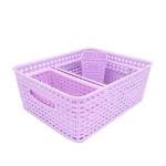 Jaycee Plastic Multipurpose Storage Basket Organizer - 11.5 X 32.3 X 12 Cm (Pack Of 4)