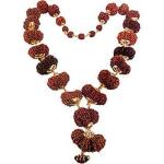 Feel Touch Mart 1 to 14 Mukhi 1to14 Lord Shiva Blessing sarva siddha mala Pendant Nepal Rudraksha Original Rudraksha Mala 1se14 Mukhi Rudraksha Mala Natural Nepali A1 Bead With Gauri Shankar & Ganesha Certiifed