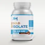 Almora Herbals AH 100% Gold Isolate Protein | 30g Protein, 7g BCAA | Easy Mix, Low Carb, Fast Digestion (1 Kg, Chocolate)