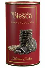 Biesca Dark Choco Oats Cookies 160g Premium Handcrafted Biscuit, No Maida, No Preservatives, Eggless