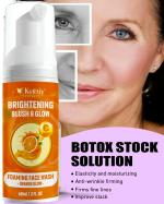 KURAIY VITAMIN C NEW Facial Cleanser Oil Control Foaming Cream Hydrating Oil Free Foaming Face Wash For Sensitive Oily Dry Skin Unisex Use