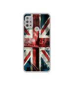 Casotec London Flag wallpaper Design Printed Silicon Soft TPU Back Case Cover for Motorola Moto G10