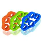 CONSONANTIAM Finger Exerciser Hand Grip Strengthener||Palm Exercising Tool With Different Resistance Level||Finger Stretcher Resistance Band Multicolor (Set of 3)