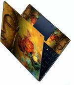 KALARKARI Full Vinylskin/Sticker for Top and Palmrest Portion of Laptop -buddha faceVinyl Laptop Decal 15.6 inch