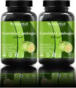 Naturewell Garcinia Cambogia 2500Mg, Fat Burner And Weight Loss Pro, 60 Capsules Each (Pack Of 2)