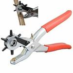axaka Revolving Leather Canvas Rubber Belt Holes Punch Plier