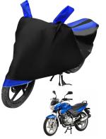 Auto Hub Bike Cover for Bajaj Discover 150 , Dustproof UV Protection water resistant Custom Fit Cover-(Black-Blue)