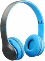 Techel On the Ear 989_P47_Wireless Bluetooth Headhphone, Blue