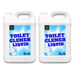 BLISS & BLUSH Toilet Cleaner Liquid Blue 10 Liter Kills 99.9% Of Germ With Sparkling Shine Floral Liquid Toilet Cleaner