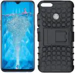 CarryWrap Back Cover for OPPO F9 Pro (Black, Dual Protection)