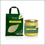 B&B Organics Thanjavur Ponni Rice (25 kg) Get free Ghee 100 ml