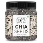 LILA DRY FRUITS Raw Unroasted Premium Chia Seeds with Omega 3 and Fiber for Weight Loss management 100gms Jar Pack | Healthy Snacks
