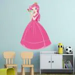 Customscart Large Removable Cute Barbie Wall Sticker 75 cm