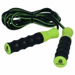 Babbler BS-500 Skipping Rope With 7mm Black Rope With Coloured Lining PVC Handle, Ball Bearing & PVC Grip For Extra Comfort (Box Packing), Pack of 1 Piece Fitness Jump Rope