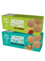 Early Foods Biscuits Combo Foxtail And Ragi Amaranth Jaggery Cookies 300 G Each (Pack of 2)