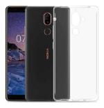 Caserepublic Transparent Silicone Back Cover For Nokia 7 Plus 19.5 x 13.5 x 2 cm