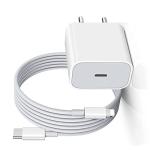 mPix 20W Charger Type C Adapter And Cable Compatible With iPhone 14/ 14 Plus/ 14 Pro/ 14 Pro Max, iPhone 13/13 Pro/13 Pro Max/13 Mini, 12/12 Mini/ 12 Pro Max,Series