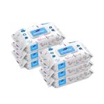 Dignity Poochie 100% Biodegradable Baby Wipes, 150x200 mm, 80 Wipes/Pack (Pack of 6) 480 Wipes