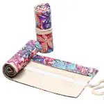 Hasthip Multicolor Canvas Pencil Wrap Case Roll Up Pouch Holder With 72 Slots