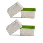 Caffeine Multicolor Ceramic Dip and Sauce (Set Of 4)