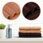 Sassoon Melrose Cocoa & Clay 380 GSM Cotton Hand Towel 40 x 60 cm (Set of 4)