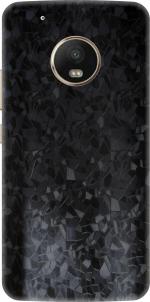 SRG INFOTECH Motorola Moto G5S Plus Black Vinyl Mobile Skin