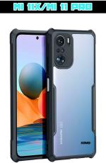 XOVO Back Cover for mi 11X Pro 5G, xiaomi mi 11X Pro 5G, Mi 11x (Transparent, Dual Protection, Pack of 1)