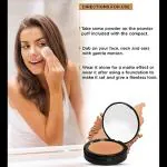 NKV'S Compact Powder Oil & Sweat Control Natural Matte Finish Waterproof Long lasting Face Makeup