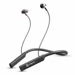 Toreto Beta Lite Wireless Bluetooth 5.0 Headset with Mic, ENC Noise Cancelling, Upto 20Hrs Playtime, Fast Charging Type C Neckband, Voice Assistant, & in-line Controls (TOR-300) (Black)