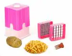 Aontan Enterprise Potato Chipser Plastic & Stainless Steel French Fries Chipser Cutters Vegetable Chopper