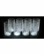 Finner Unbreakable Plastic Glass Set 300 ml (Pack of 8)